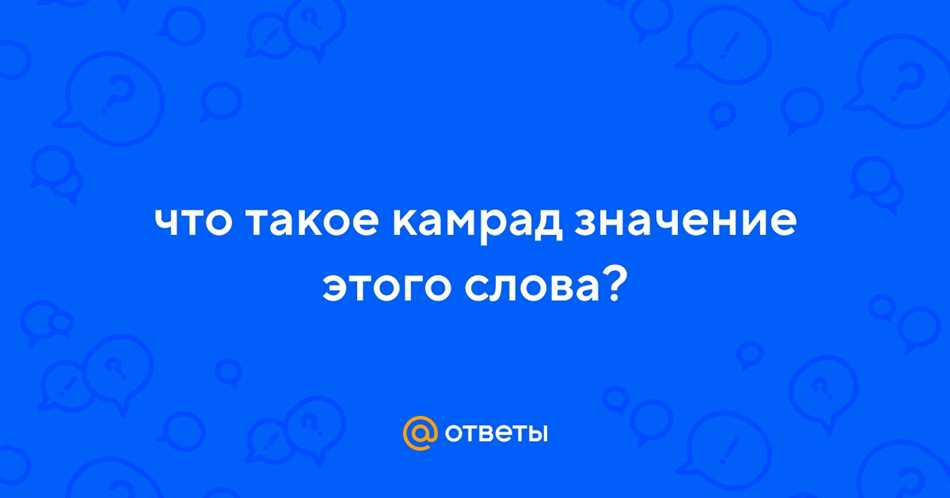 Раздел 2. Камрадство в армейской среде