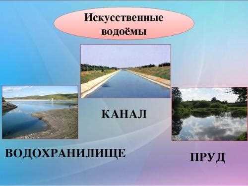 Создание искусственных водоемов