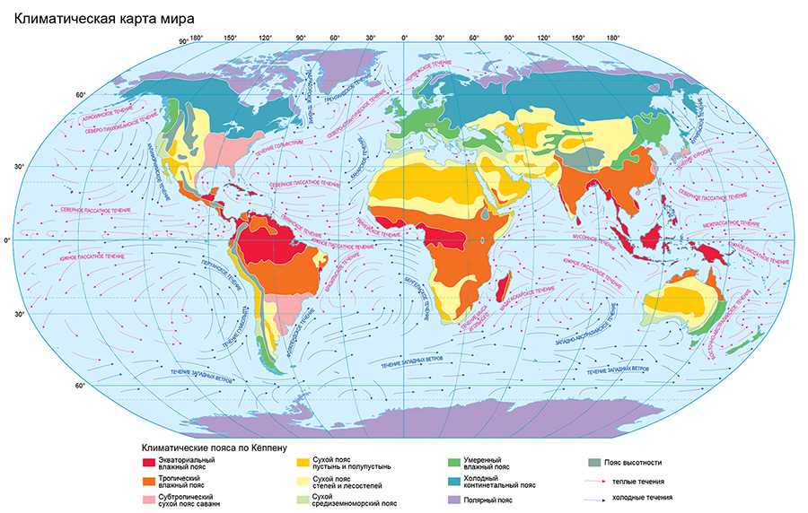 Что Такое Климатическая Карта