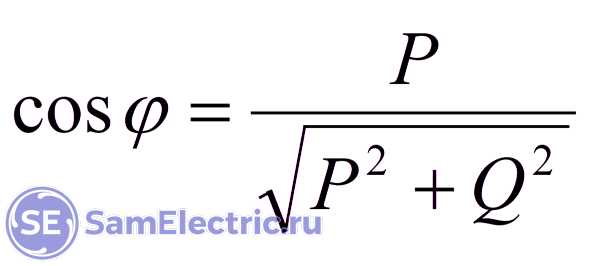 Значение коэффициента мощности Cos в энергетике