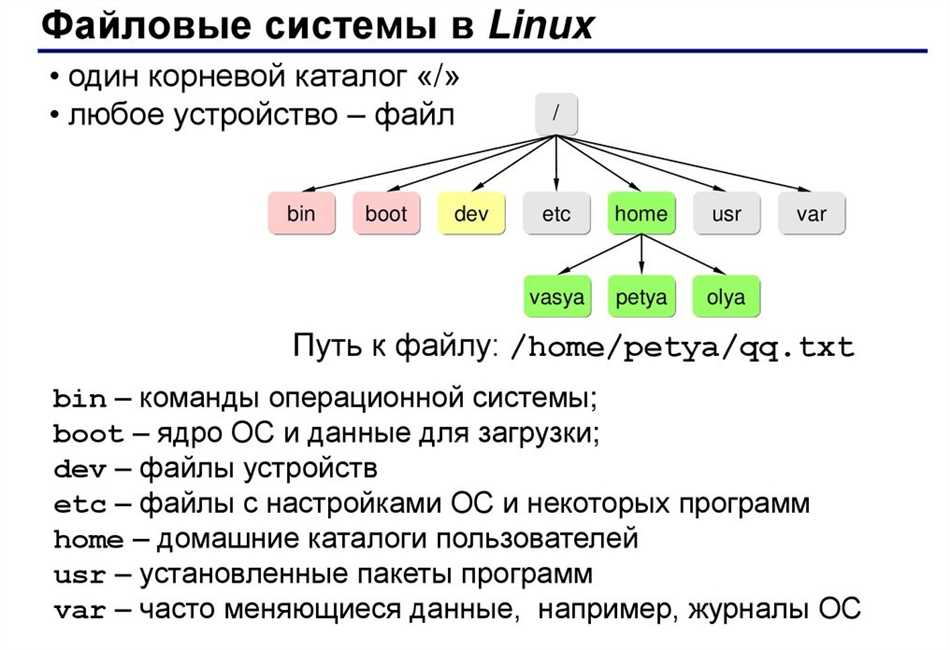 Структура корневой папки