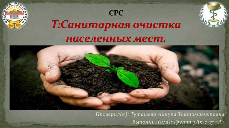 Сущность и значение санитарной очистки