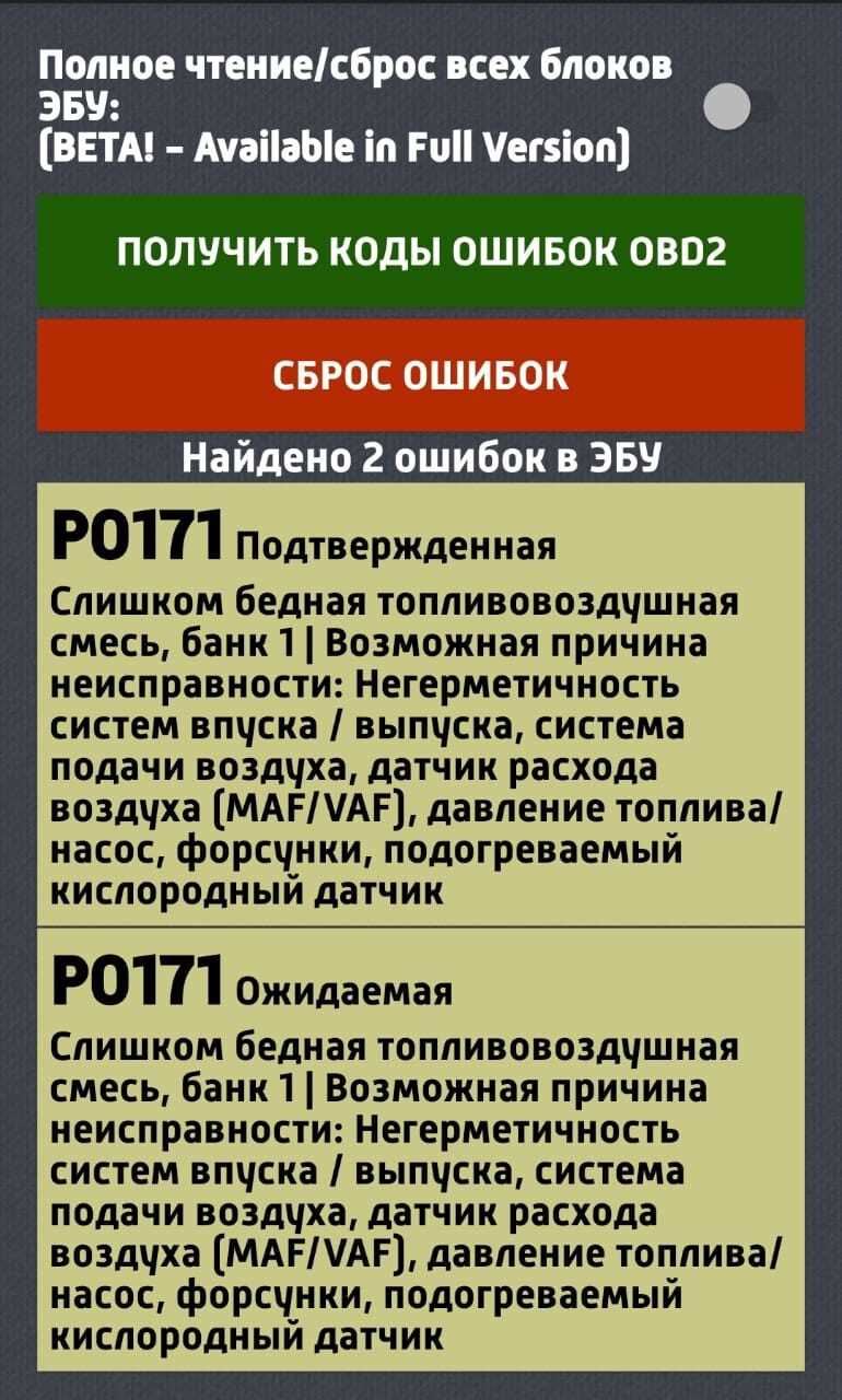 Определение сброса банка