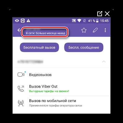 Как изменить сетевой статус в Вайбере?