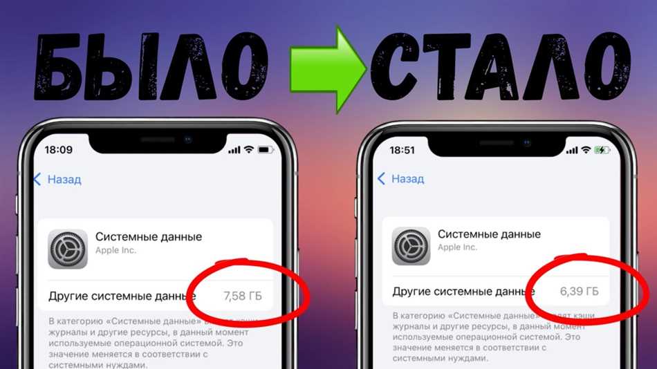 Как проверить объем системных данных на айфоне