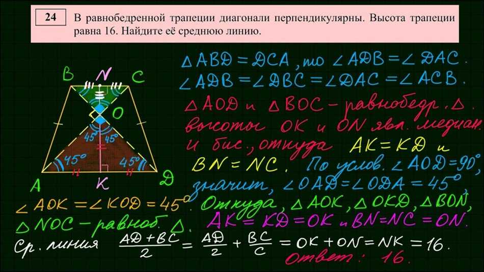 Определение диагонали