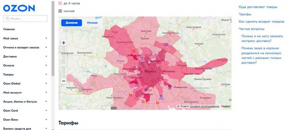Определение и основные принципы экспресс доставки на Озоне