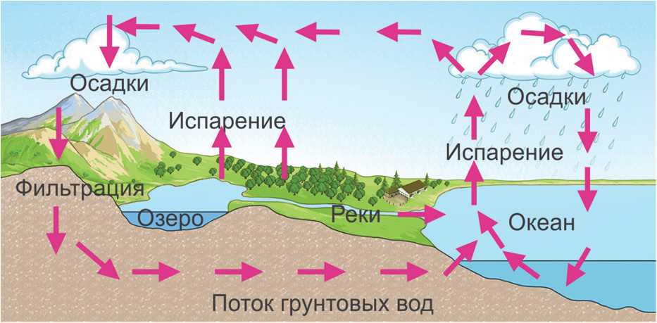 Примеры испарения в природе