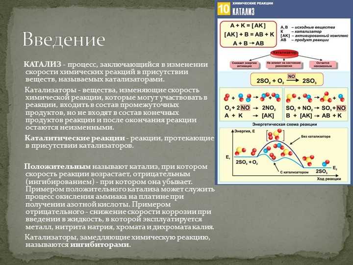 Катализатор: определение и роль в химических процессах