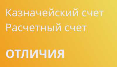 Казначейский счет и единый казначейский счет: понятие и различия