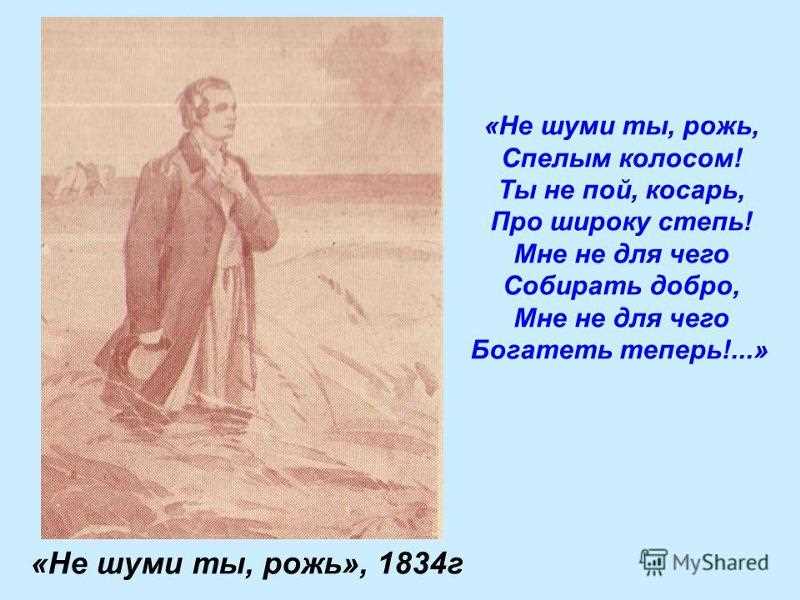 Не шуми ты рожь от А. Кольцова: разбираем глубокий смысл и символику в стихотворении