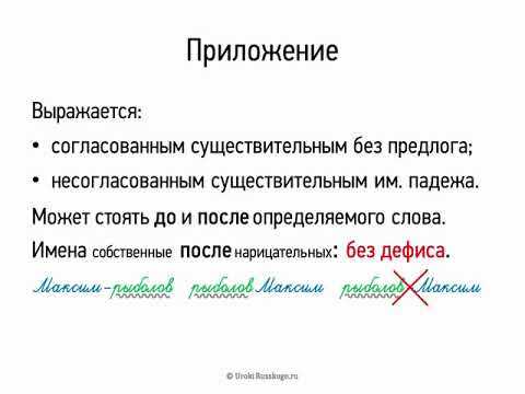 Несогласованное приложение в русском языке: понятие и примеры