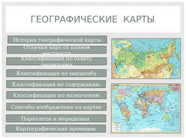 Общегеографическая карта