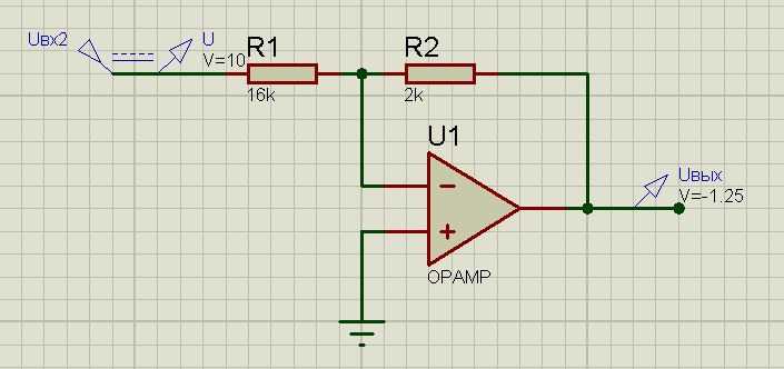 Принцип работы операционного усилителя