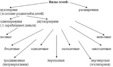 Определение семьи в обществознании