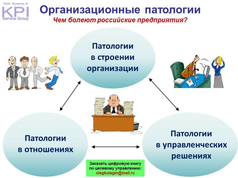 Организация в патологии: понятие и особенности