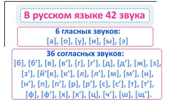 Роль согласных в русском языке