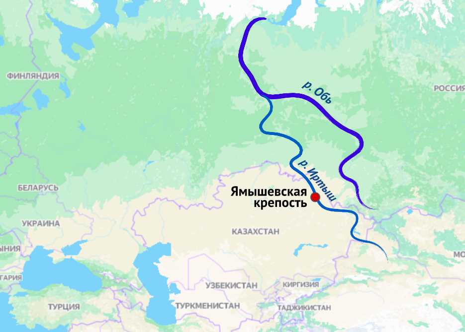 Река тобол где находится на карте россии